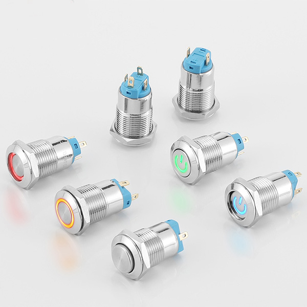 12mm Metal Push Button Switches - 