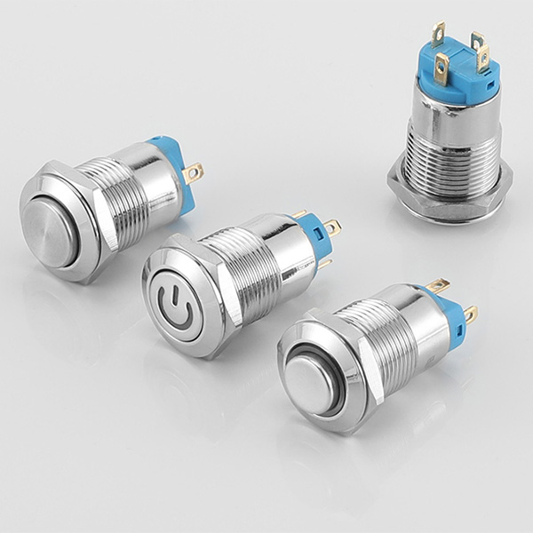 12mm Power Metal Push Button Switches 
